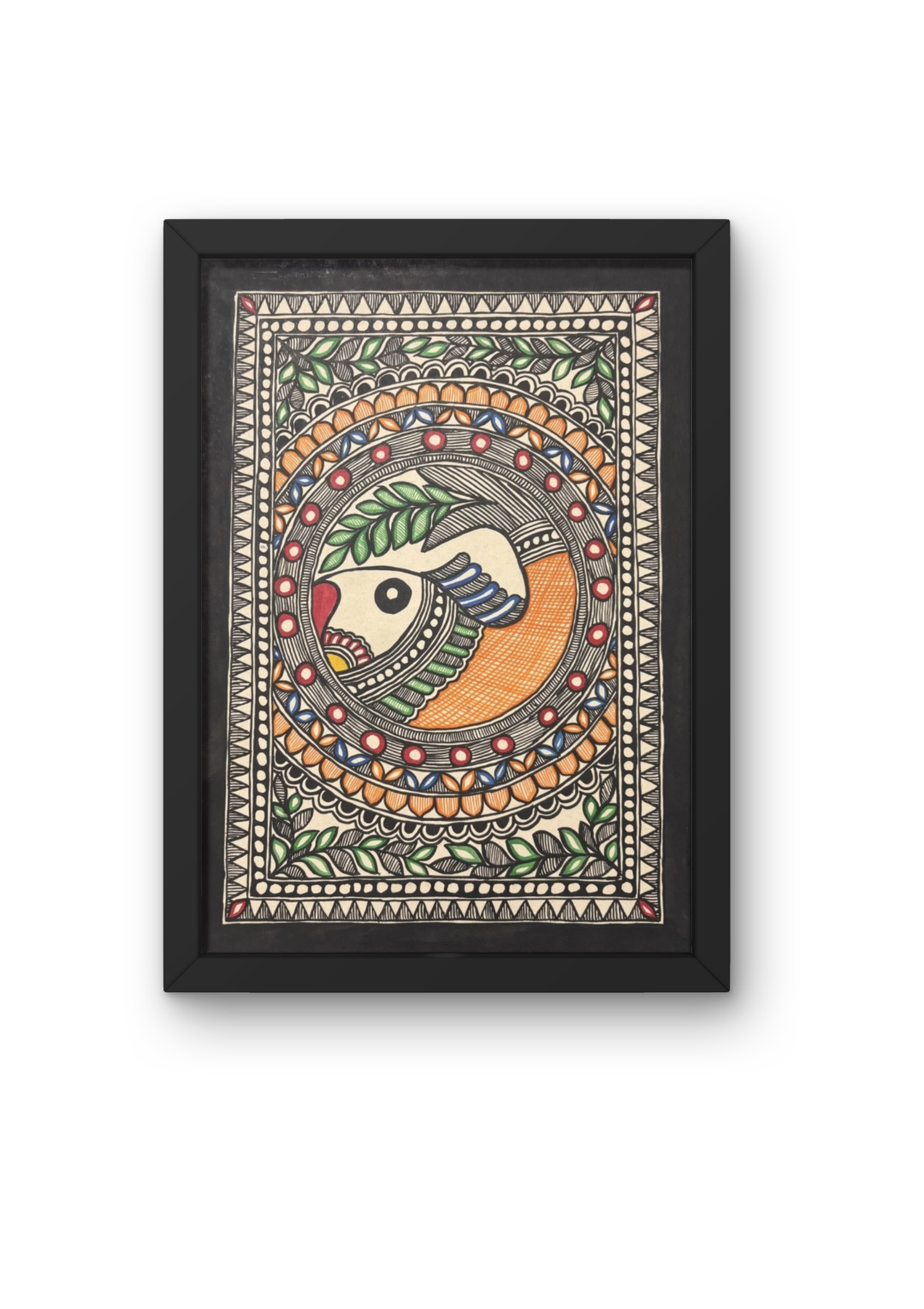 Fish of Fortune - Handmade Madhubani Painting