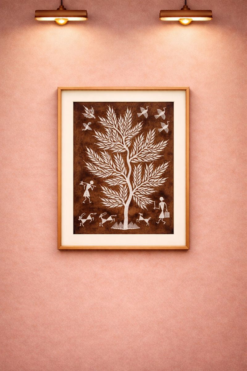 Warli Folk Art Painting