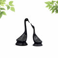 Bidri Handicraft Swan Pair
