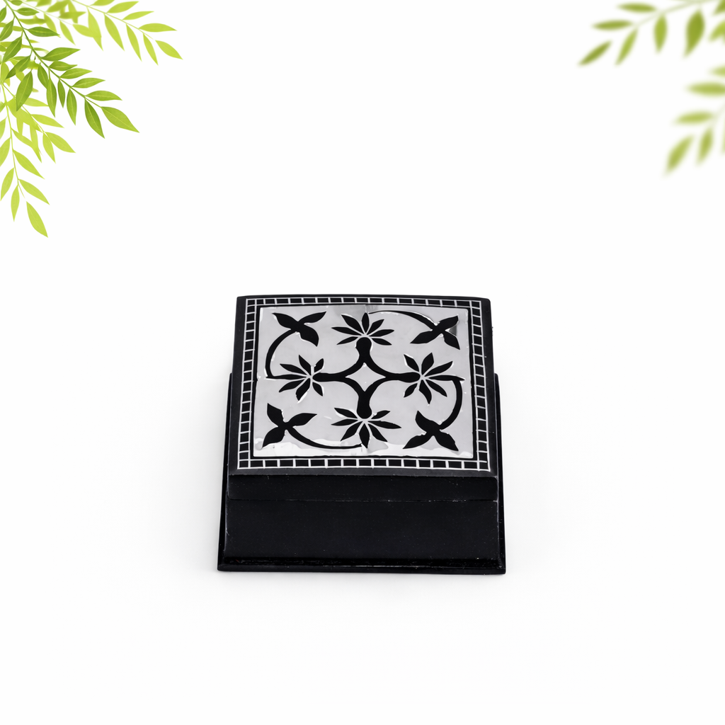 Bidri Handicraft Jewellery Box Small