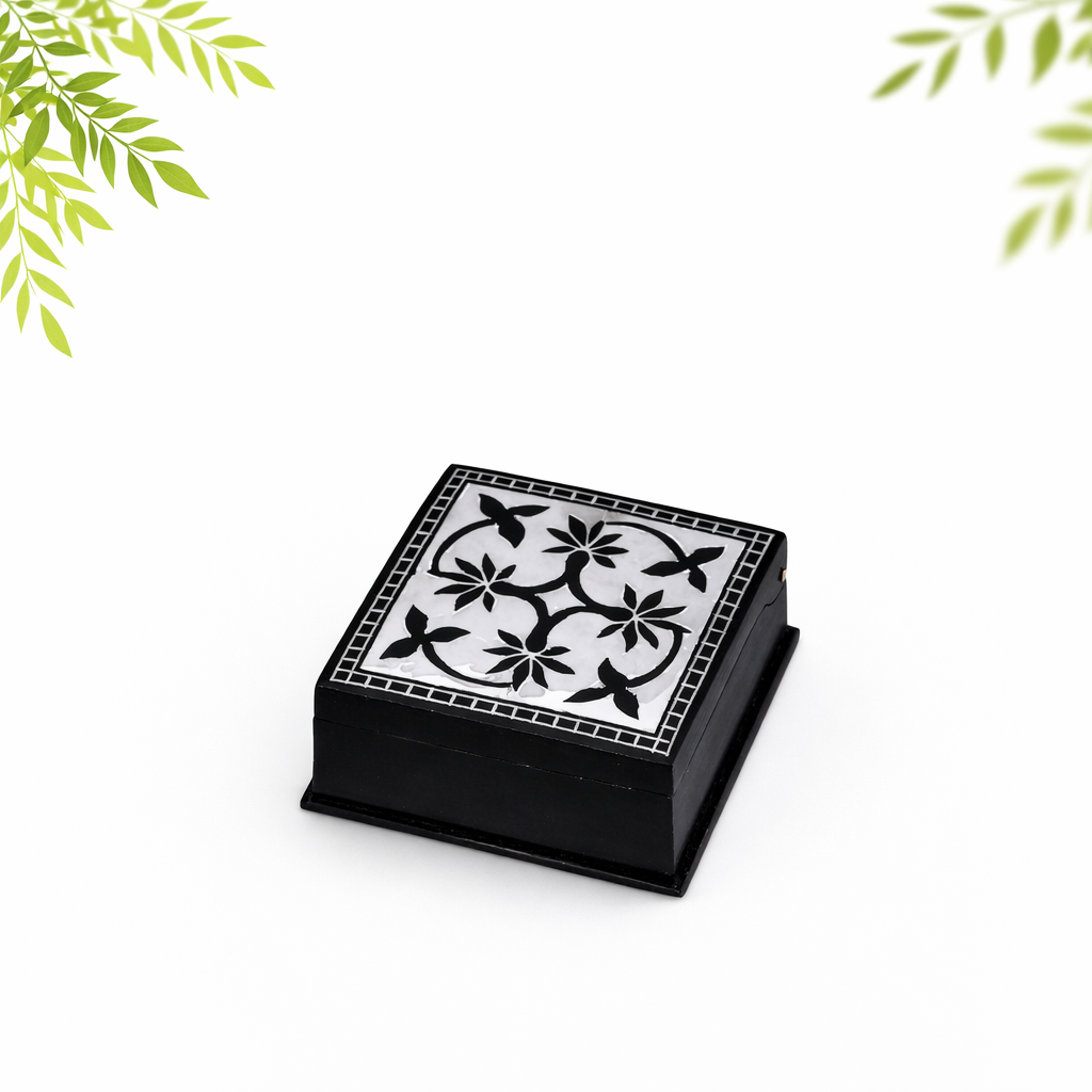 Bidri Handicraft Jewellery Box Small