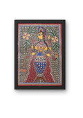 Handmade Madhubani Painting of Goddess Durga