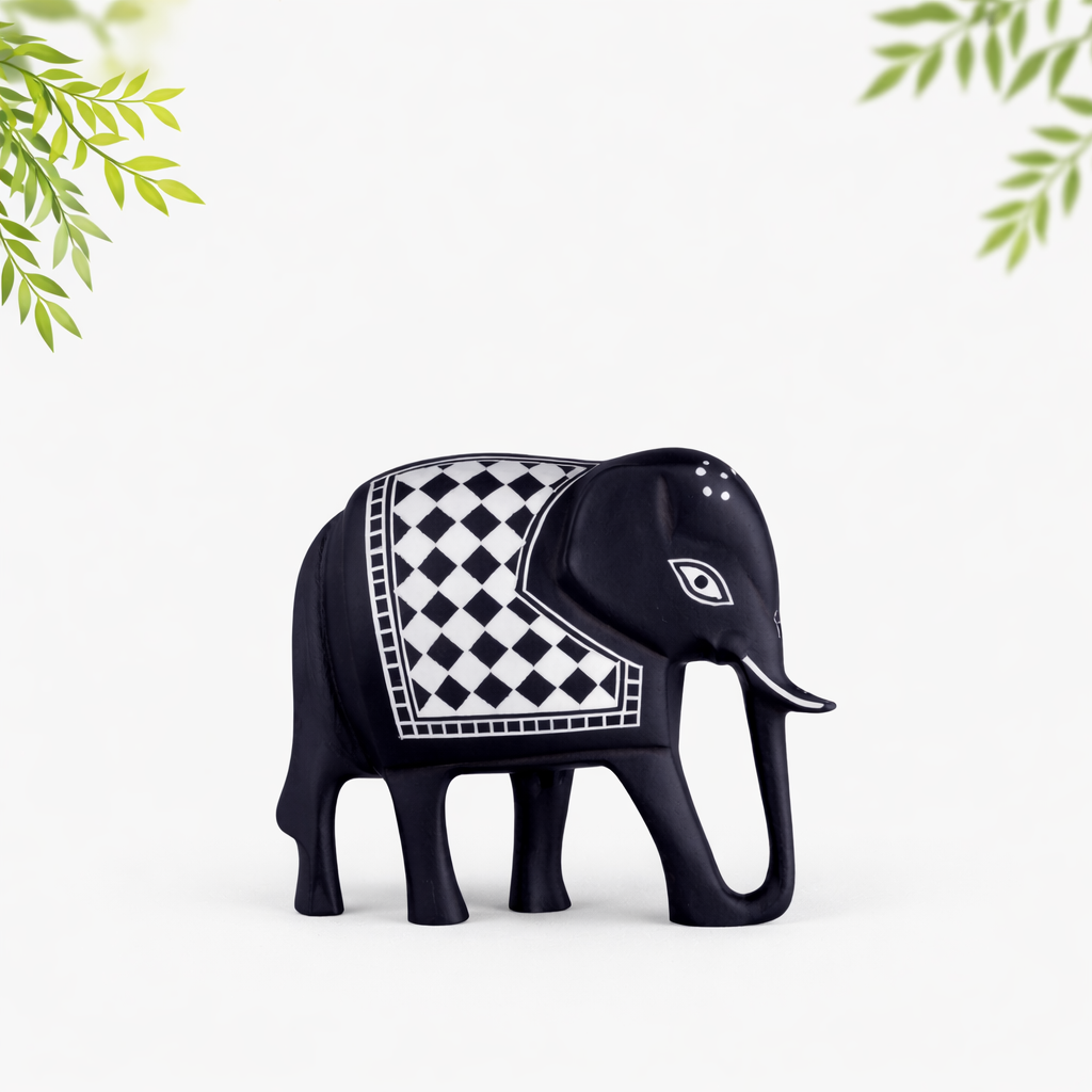 Bidri Handicraft Elephant Figurine