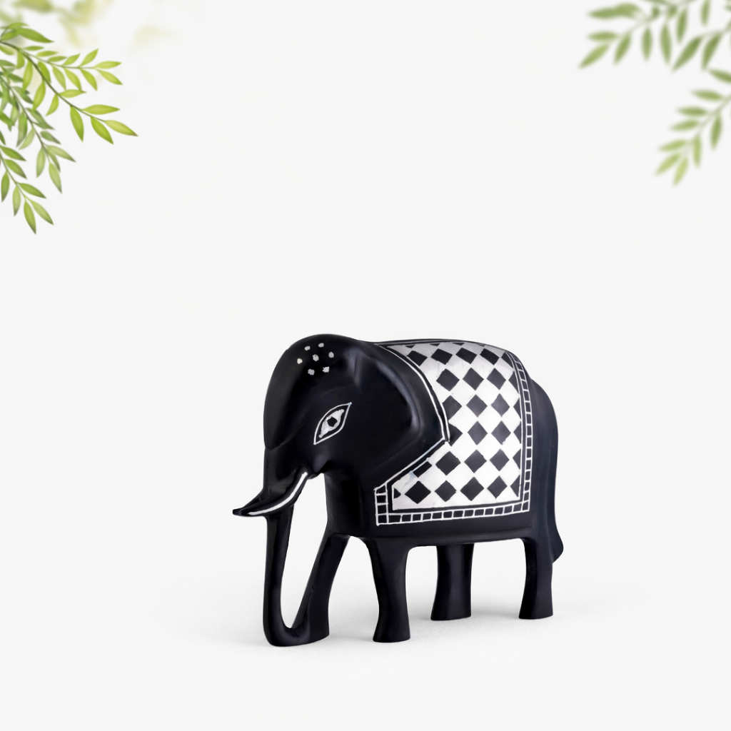 Bidri Handicraft Elephant Figurine