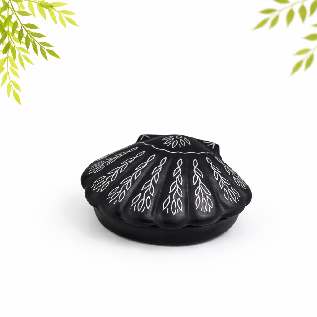 Bidri Shell Box
