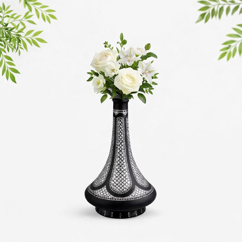Bidri Craft Shanai Flower Vase